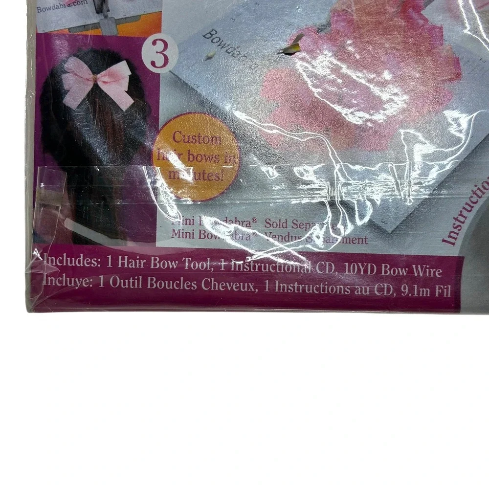Mini Bowdabra Hair Bows Made Easy Kit with Tool Ruler Wire‎ and Instructional CD